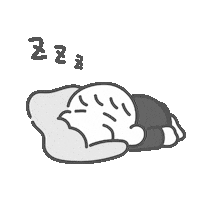 aimlog_aim sleep かわいい aim シンプル Sticker