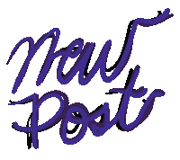 Marthavianey new post newpost purple Sticker