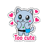 Too Cute Love Sticker by Wacky Rogues