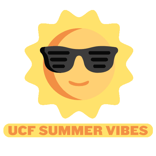 ucf knights summer Sticker by University of Central Florida