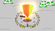 fire spinning GIF by South Park 