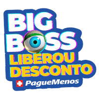 Big Brother Paguemenos Sticker by Farmácias Pague Menos