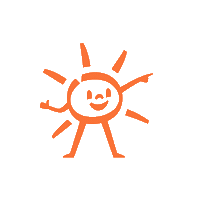 ckslniecko sun hand slniecko slnko Sticker
