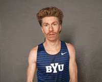 Celebration Trackfield GIF by BYU Cougars