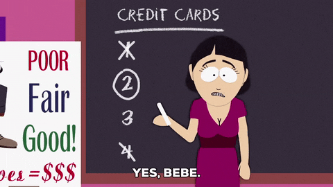 credit card teacher GIF by South Park 