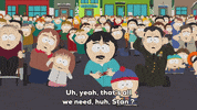 scared eric cartman GIF by South Park 