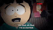 scared fear GIF by South Park 