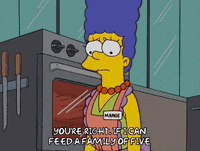 marge simpson cooking GIF