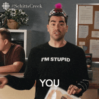 Schitts Creek Shut Up GIF by CBC