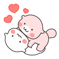 Couple Otter Sticker