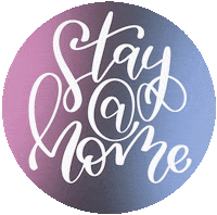 Corona Stay Home Sticker by LuLettering