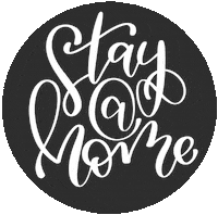 Corona Stay Home Sticker by LuLettering