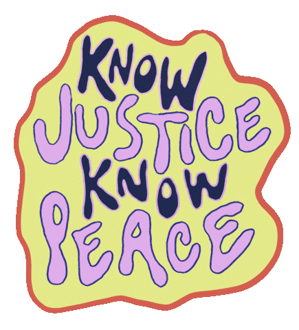 LaPaolaDesign protest blm black lives matter no justice no peace Sticker