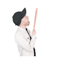 BOHEI drums drummer stick licking Sticker