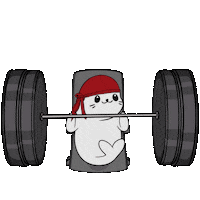 Work Out Fun Sticker by Sappy Seals Community