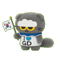 G Dragon Cat Sticker