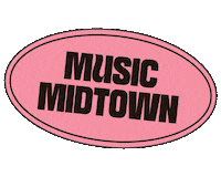 musicmidtown atlanta musicmidtown piedmont park music midtown Sticker