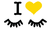 Lash I Love Sticker by LashBeePro