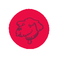 Dog Sticker by Downtown Houston
