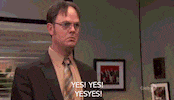 happy the office GIF