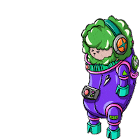 Meh Jump Sticker by Patrick Bezalel