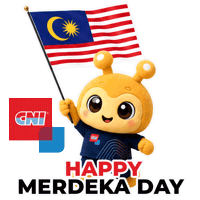 Independence Day Malaysia Sticker by CNI