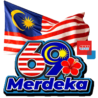 Independence Day Malaysia Sticker by CNI