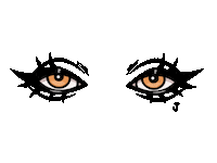 Eyes Ugh Sticker by Jhessica Murray (Jay Jay Draws)
