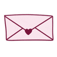 Illustration Love Sticker