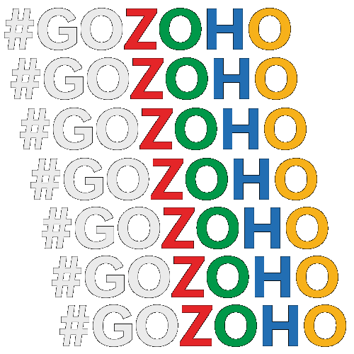 Zoho giphyupload zoho zoholics gozoho Sticker