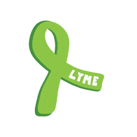 LymeNow lyme lyme disease green ribbon lymenow Sticker