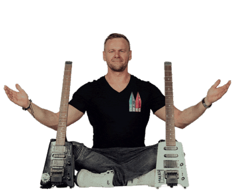 Guitar Musician Sticker by Kuhl un de Gäng