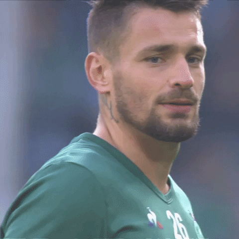 mathieu debuchy smile GIF by AS Saint-Etienne