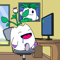 Tired Work From Home GIF by Magic Eden