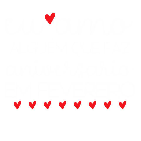 February Fevereiro Sticker