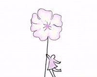 Happy Flower GIF by Barbara Pozzi