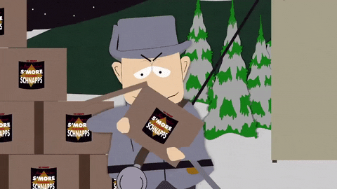 drunk officer barbrady GIF by South Park 