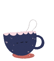 Tea Time Love Sticker