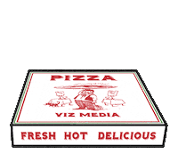 pizza vizmedia Sticker by VIZ