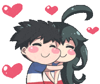 I Love You Hug Sticker by Jin