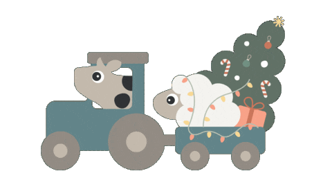 Christmas Tree Sticker by Done by Deer