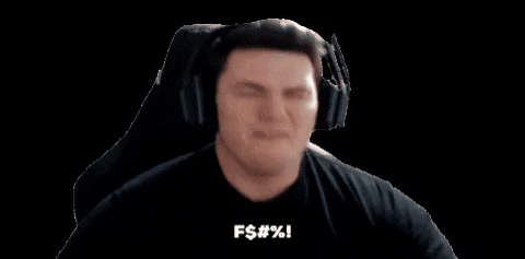 luckychappy giphyupload gaming rage luckychappy luckychappyrage GIF