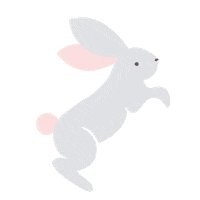 Spring Bunny Sticker by Harveys Seatbelt Bag