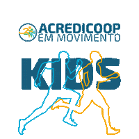 Run Running Sticker by Cooperativa Acredicoop