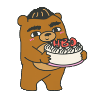 Happy Birthday Sticker by Dinest