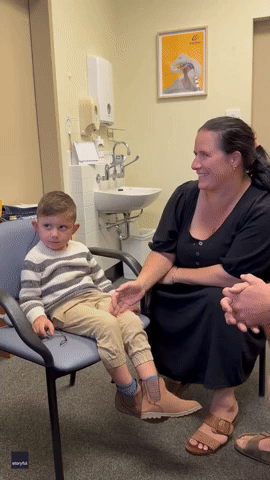 'Gorgeous Boy' Melts Hearts With Smile as He Hears Parents Thanks to New Implants