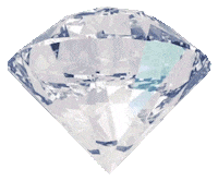 White Diamond 3D Sticker