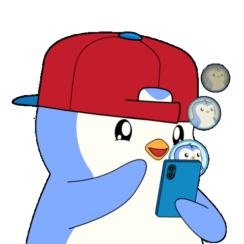 Text Crypto Sticker by Pudgy Penguins