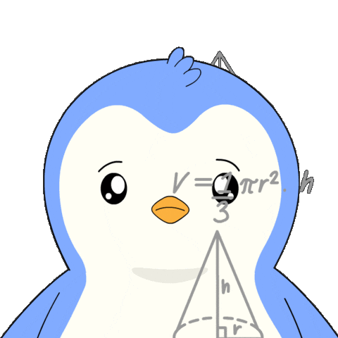 School Think Sticker by Pudgy Penguins