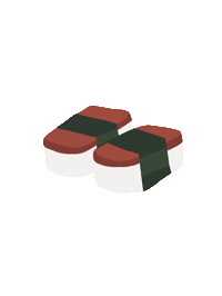 Lanicage hawaii lanicage spammusubi Sticker